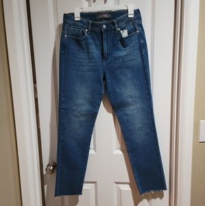NWT, JUST USA, Kylie High Rise Straight Leg. Light Blue. Size 30/10